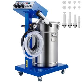 VEVOR 50W 45L Electrostatic Powder Coating Machine with Spraying Gun Paint 450g Per Minute WX-958 Powder Coating System (50W 45L)