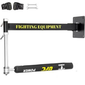 VEVOR Boxing Spinning Bar Wall Mount,Black Punching Spinning Bar for Boxing Speed Trainer