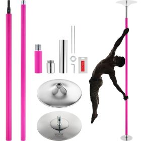 VEVOR Professional Dancing Pole, Spinning Static Dancing Pole Kit, Portable Removable Pole, 40mm Heavy-Duty Stainless Steel Pole