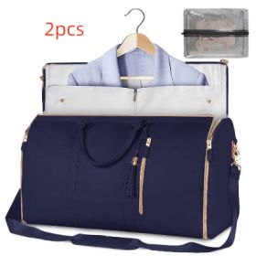 Large Capacity Travel Duffle Bag Women's Handbag Folding Suit Bag Waterproof Clothes Totes (Option: Set8)