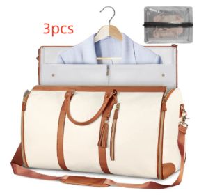 Large Capacity Travel Duffle Bag Women's Handbag Folding Suit Bag Waterproof Clothes Totes (Option: Set31)